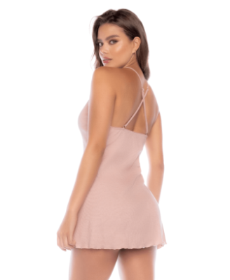 Nuisette rose côtelé confort intemporel– Mapalé